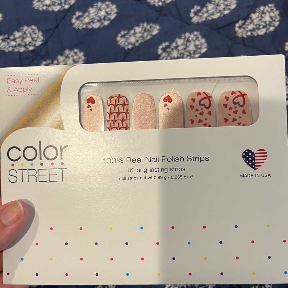 Color Street Helping Hearts Nail Polish Strips